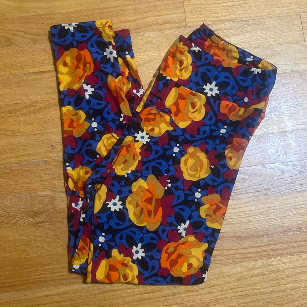 LulaRoe Floral Leggings